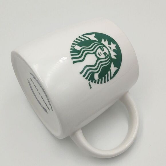Starbucks Mug 2011 - White with Green Siren Logo - Picture 2 of 8